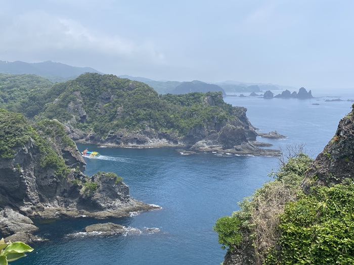 石廊崎灯台から見えるながめ
