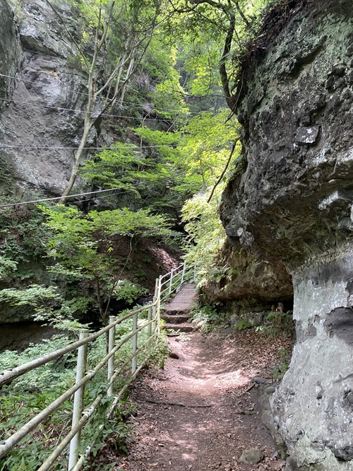 布引観音の参道の階段や登り道