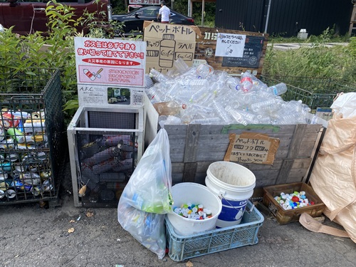 分別回収されるごみ