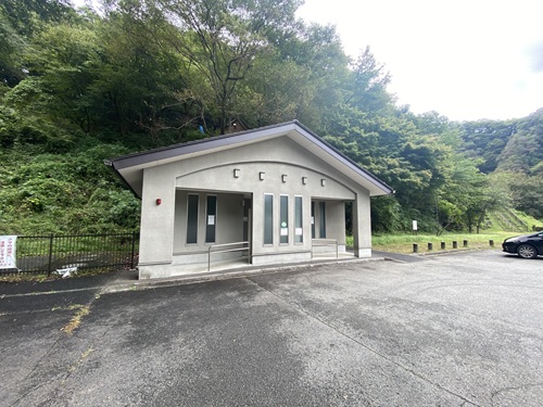 碓氷湖駐車場のトイレ