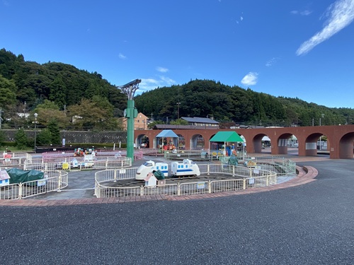 碓氷峠鉄道文化むらの様子