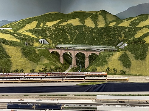 ジオラマの碓氷峠のめがね橋