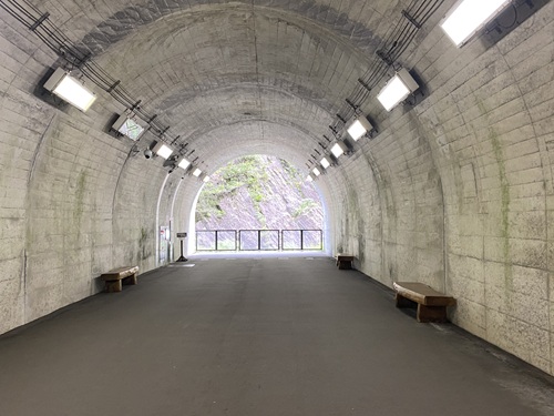 清津峡の第一見晴所