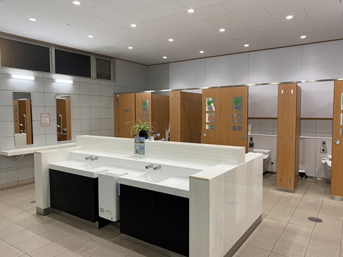 道の駅いたののトイレの内部