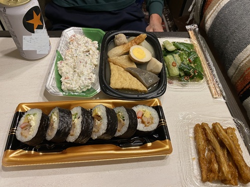 道の駅いたので食べた晩御飯