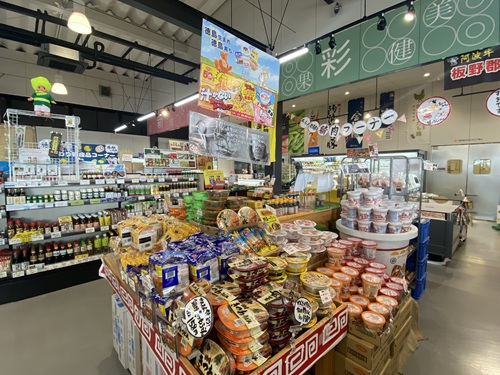 道の駅いたのの欽ちゃんラーメン売り場