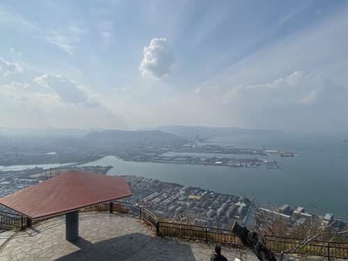やしまーるの展望台からの風景