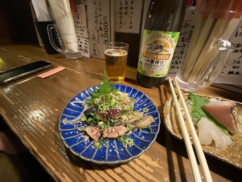 韋駄天で食べたりゅうきゅう