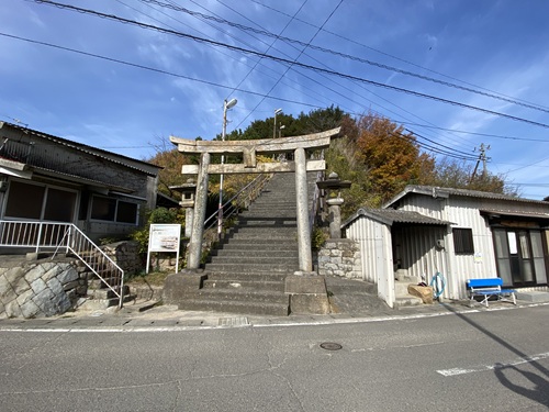 皇子神社の鳥居