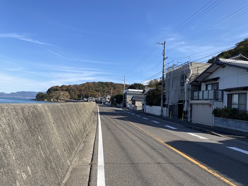大人のサクが歩いた道江の浜