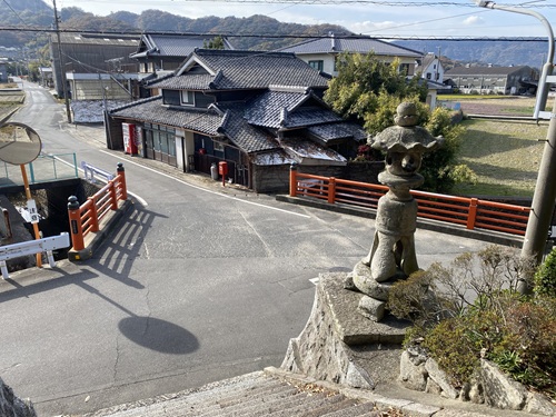 赤い欄干の宮ノ下橋