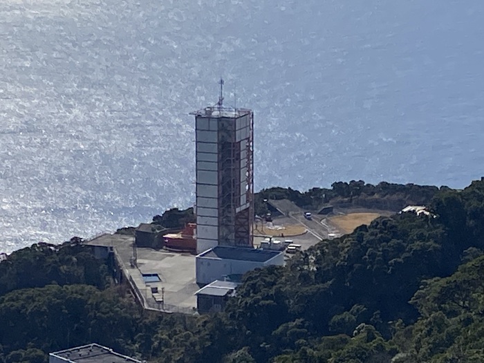 JAXA内之浦宇宙空間観測所のロケット発射台