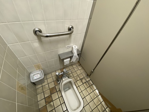 道の駅喜入の和式トイレ