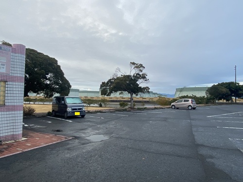 道の駅喜入の24時間トイレ横のスペース