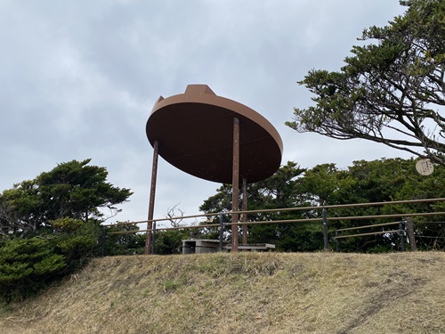 かまふたのデザインの休憩所
