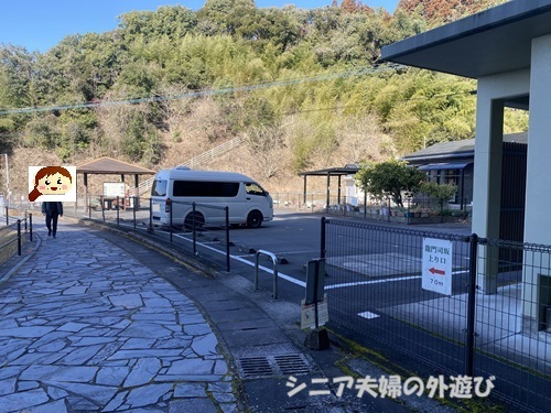 龍門滝に向かう道