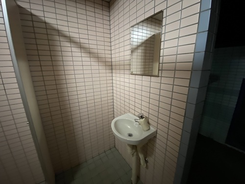 晴海臨海公園の公衆トイレ内部