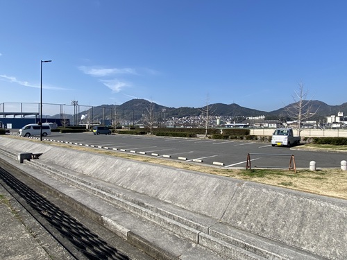 晴海臨海公園の駐車場全体像