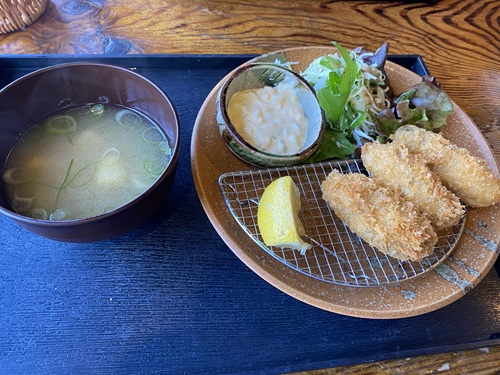 カキフライ定食