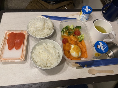 道の駅サザンセトとうわで食べた朝ごはん