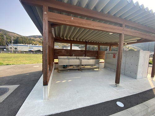 道の駅ごいせ仁摩のRVパークの流し台