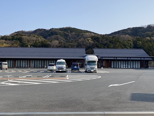 道の駅ごいせ仁摩の自分たちの駐車位置