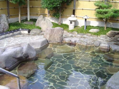 ふれあい会館の露天風呂