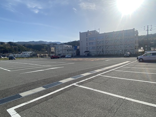 相川公園駐車場の駐車場の様子